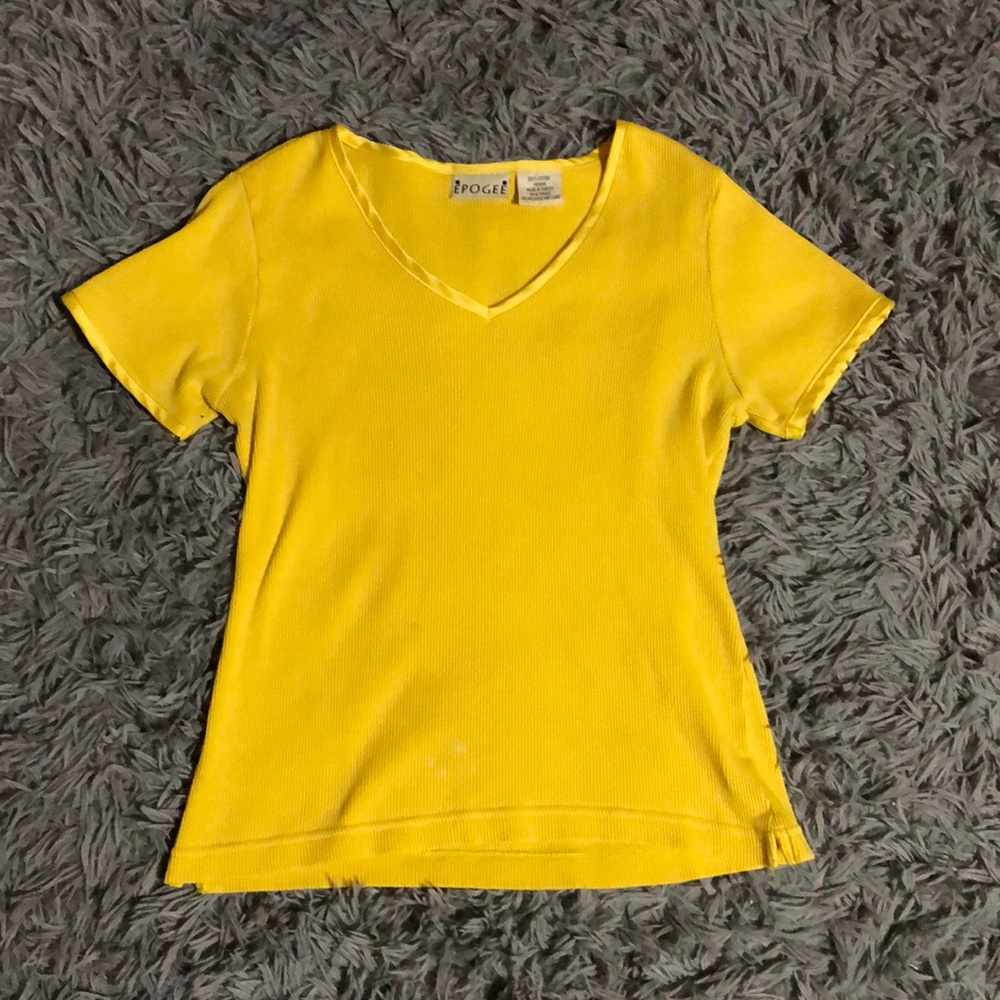 yellow medium Epogee t-shirt